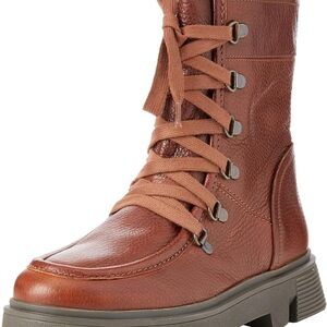 Geox Woman  D Vilde G Ankle Boots Leather Brown Size 9.5